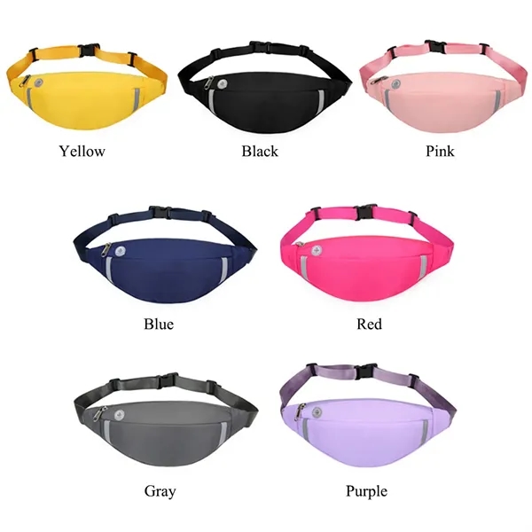 Rose Red Neon Fanny Pack - Rose Red Neon Fanny Pack - Image 5 of 7