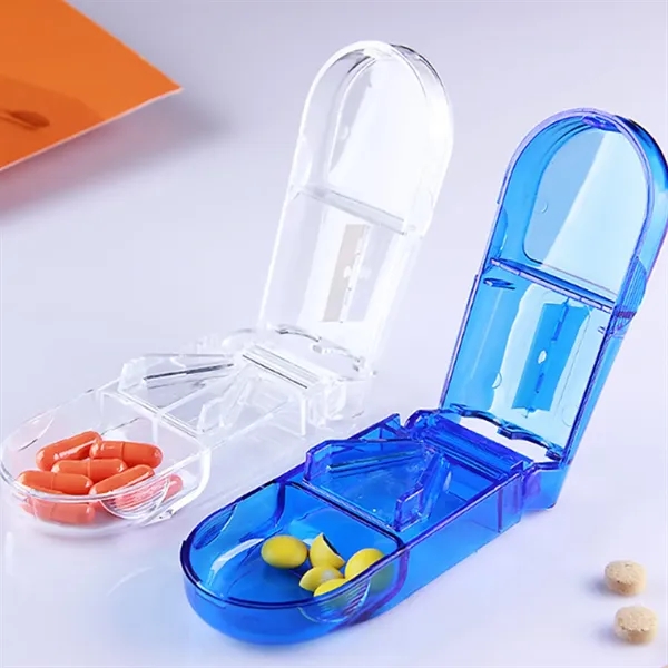 Plastic Pill Cutter,Medicine Splitter for cutting tablets - Plastic Pill Cutter,Medicine Splitter for cutting tablets - Image 2 of 2