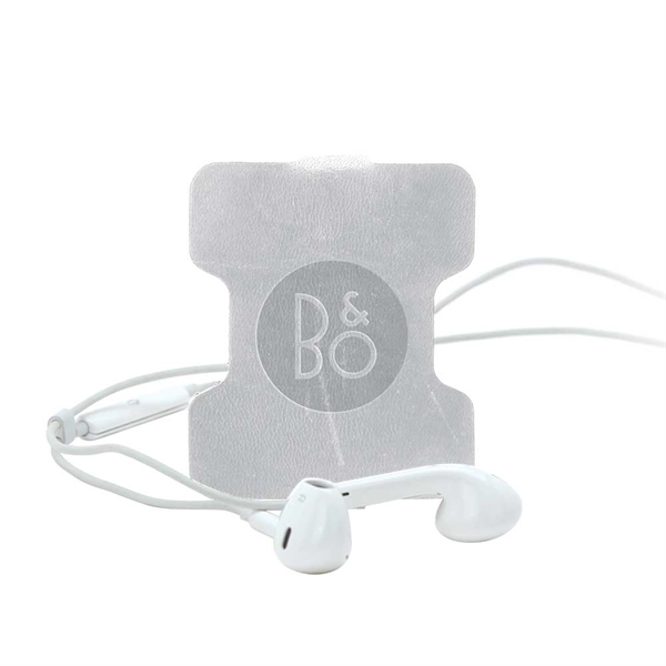 Custom GILDER Leather Earbud Wrap