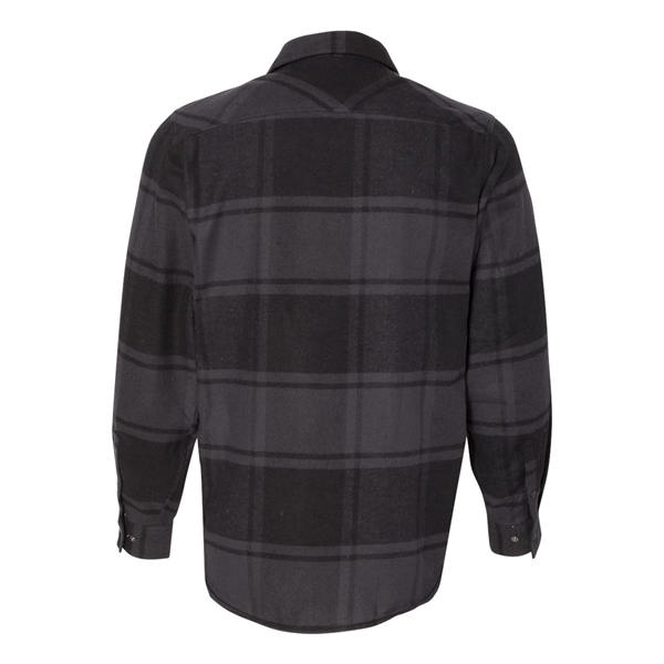 Burnside Snap Front Plaid Flannel Shirt - Burnside Snap Front Plaid Flannel Shirt - Image 5 of 13