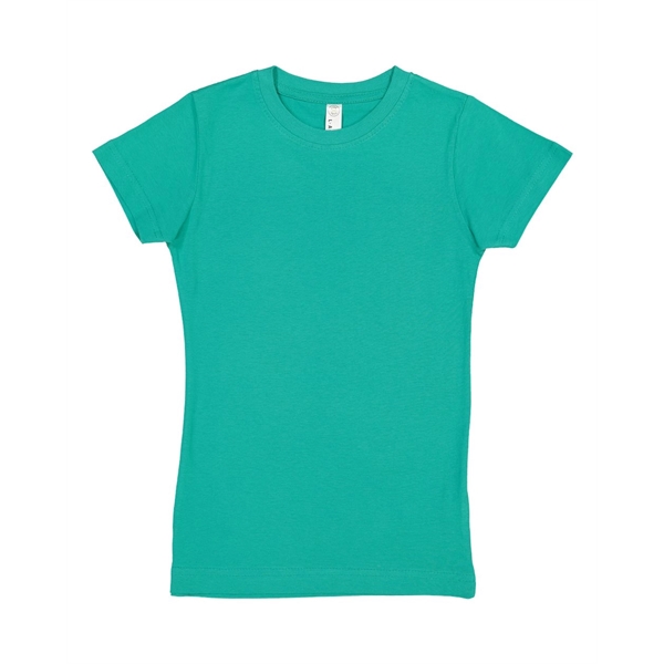 LAT Girls' Fine Jersey Tee - LAT Girls' Fine Jersey Tee - Image 76 of 100