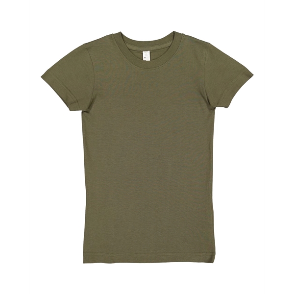 LAT Girls' Fine Jersey Tee - LAT Girls' Fine Jersey Tee - Image 80 of 100