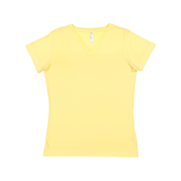 LAT Women's Fine Jersey V-Neck Tee - LAT Women's Fine Jersey V-Neck Tee - Image 56 of 77