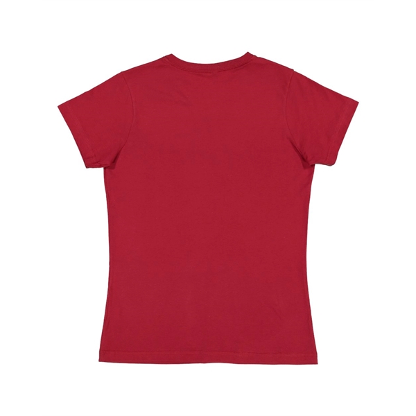 LAT Women's Fine Jersey V-Neck Tee - LAT Women's Fine Jersey V-Neck Tee - Image 61 of 77