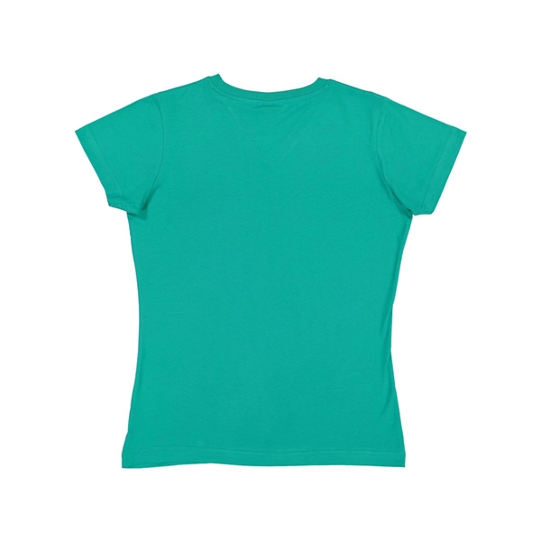 LAT Women's Fine Jersey V-Neck Tee - LAT Women's Fine Jersey V-Neck Tee - Image 63 of 77