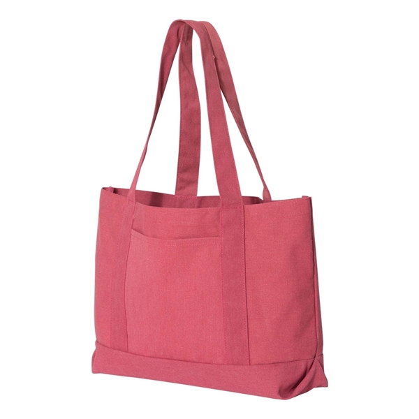 Liberty Bags Seaside Cotton Pigment Dyed Resort Tote - Liberty Bags Seaside Cotton Pigment Dyed Resort Tote - Image 16 of 30