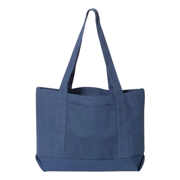 Liberty Bags Seaside Cotton Pigment Dyed Resort Tote - Liberty Bags Seaside Cotton Pigment Dyed Resort Tote - Image 24 of 30