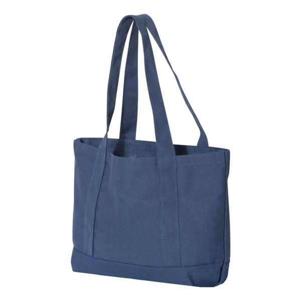 Liberty Bags Seaside Cotton Pigment Dyed Resort Tote - Liberty Bags Seaside Cotton Pigment Dyed Resort Tote - Image 25 of 30