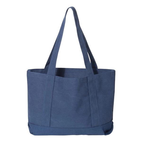Liberty Bags Seaside Cotton Pigment Dyed Resort Tote - Liberty Bags Seaside Cotton Pigment Dyed Resort Tote - Image 27 of 30