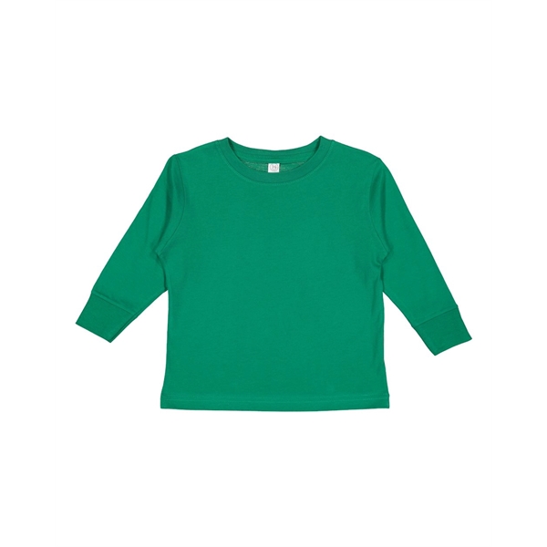 Rabbit Skins Toddler Fine Jersey Long Sleeve Tee - Rabbit Skins Toddler Fine Jersey Long Sleeve Tee - Image 15 of 44