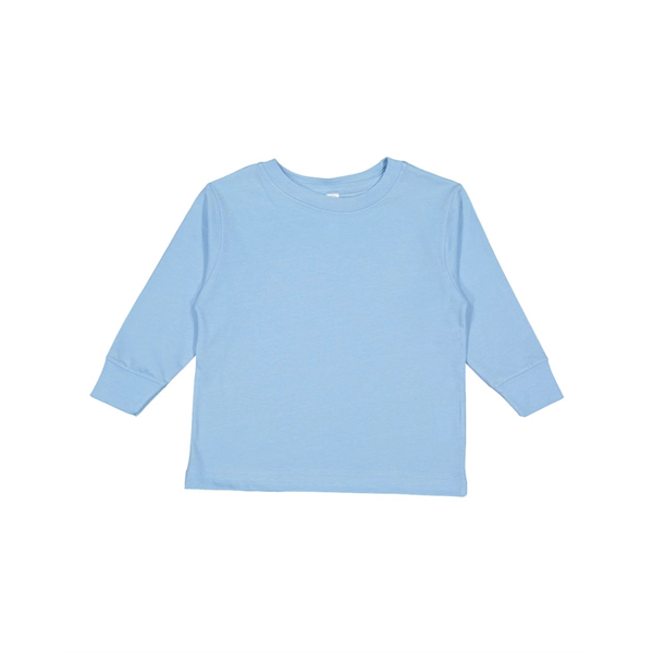 Rabbit Skins Toddler Fine Jersey Long Sleeve Tee - Rabbit Skins Toddler Fine Jersey Long Sleeve Tee - Image 17 of 44