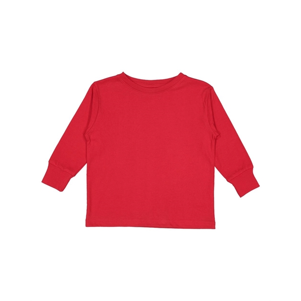 Rabbit Skins Toddler Fine Jersey Long Sleeve Tee - Rabbit Skins Toddler Fine Jersey Long Sleeve Tee - Image 21 of 44