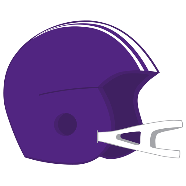 Foam Football Helmet Plum Grove
