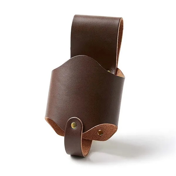 Leather Beer Holster Bottle Holders - Leather Beer Holster Bottle Holders - Image 3 of 5