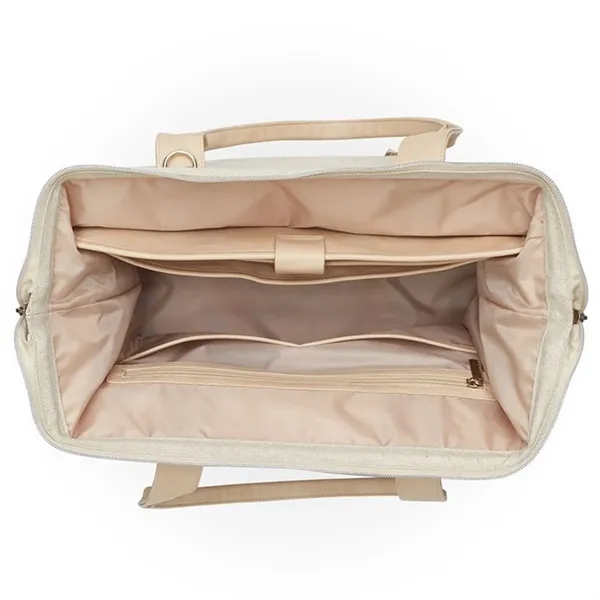 Canvas Weekender Duffel Bag - Canvas Weekender Duffel Bag - Image 3 of 7