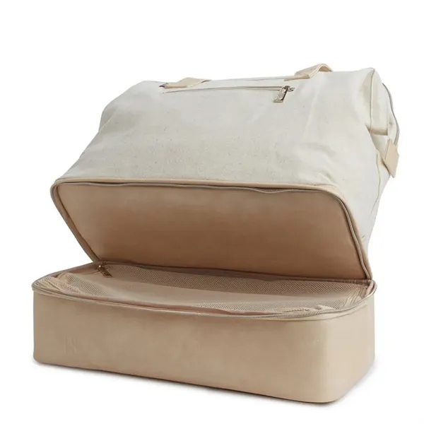 Canvas Weekender Duffel Bag - Canvas Weekender Duffel Bag - Image 5 of 7