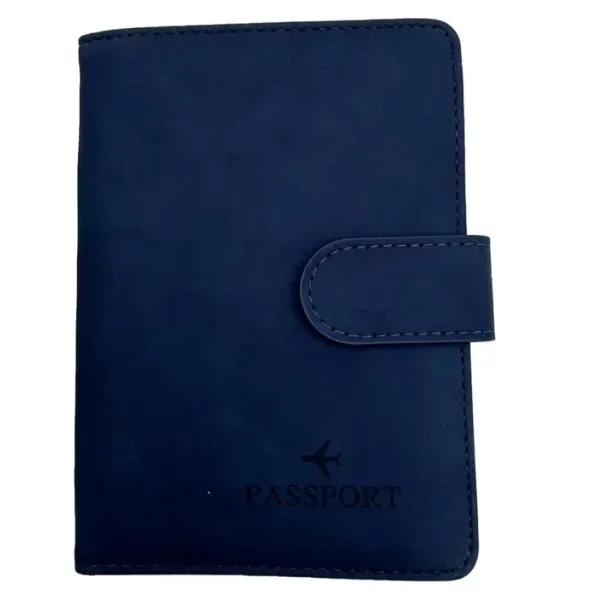 RFID Leather Passport Wallet Holder - RFID Leather Passport Wallet Holder - Image 2 of 4