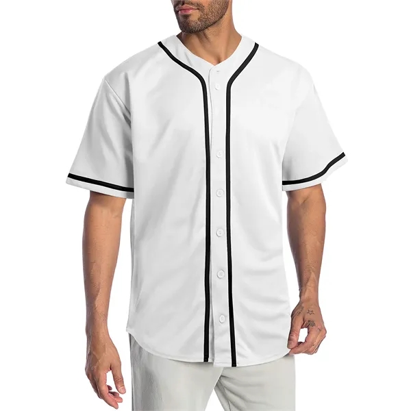 Men Baseball Jersey Hip Hop Sports Uniforms - Men Baseball Jersey Hip Hop Sports Uniforms - Image 2 of 3