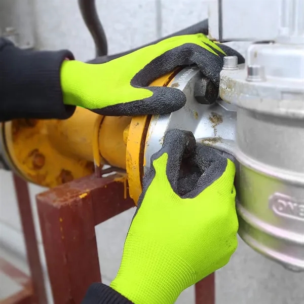 Latex Rubber Hand Coated Safety Work Gloves - Latex Rubber Hand Coated Safety Work Gloves - Image 4 of 7