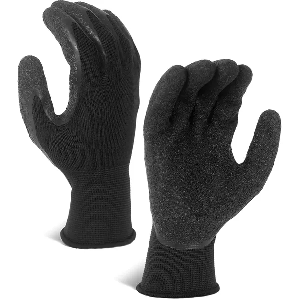 Latex Rubber Hand Coated Safety Work Gloves - Latex Rubber Hand Coated Safety Work Gloves - Image 6 of 7