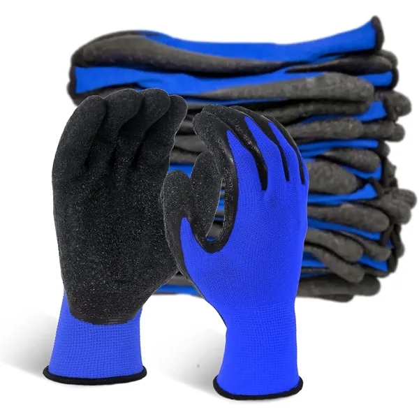 Latex Rubber Hand Coated Safety Work Gloves - Latex Rubber Hand Coated Safety Work Gloves - Image 7 of 7