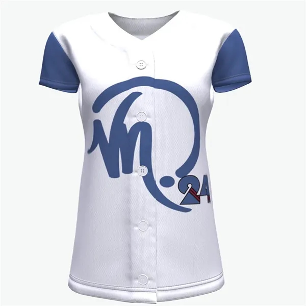 Women Team Baseball Jersey - Women Team Baseball Jersey - Image 1 of 1