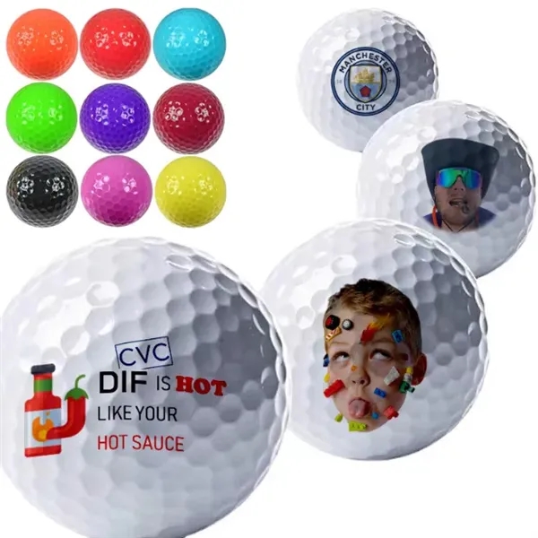 Full Color Golf Ball - Full Color Golf Ball - Image 0 of 3