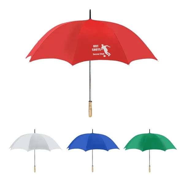 60" Arc Golf Umbrella With 100% RPET Canopy - 60" Arc Golf Umbrella With 100% RPET Canopy - Image 0 of 15
