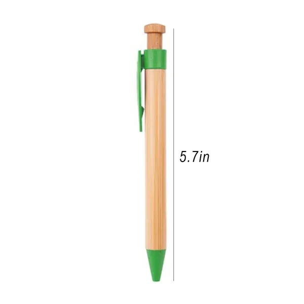 Colorful Eco Friendly Bamboo Click Pen - Colorful Eco Friendly Bamboo Click Pen - Image 1 of 1