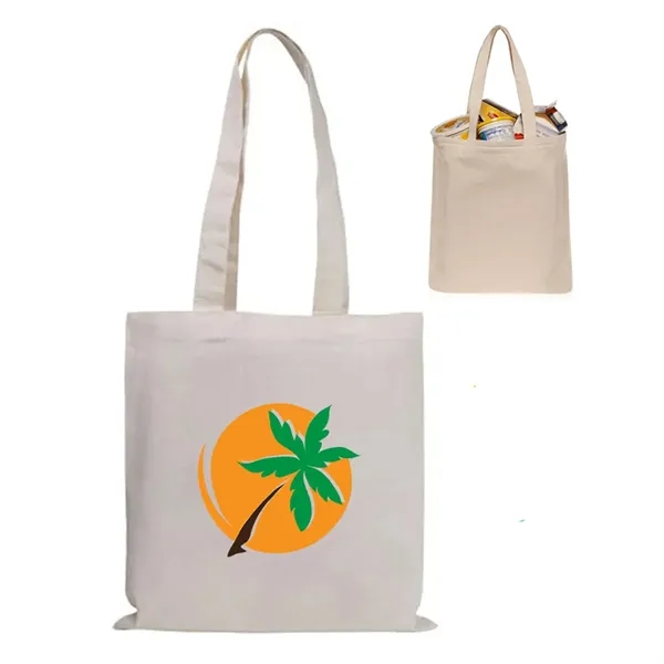 Reusable Natural Canvas Tote Bags - Reusable Natural Canvas Tote Bags - Image 0 of 1