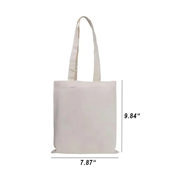 Reusable Natural Canvas Tote Bags - Reusable Natural Canvas Tote Bags - Image 1 of 1