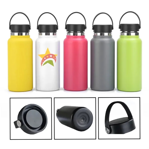 32 Oz Double Wall Hydro Flask Wide Mouth Bottle - 32 Oz Double Wall Hydro Flask Wide Mouth Bottle - Image 0 of 1