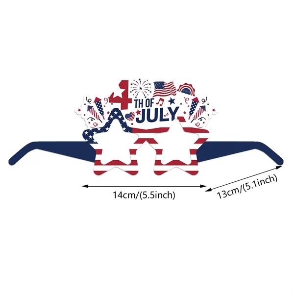 18-Pcs 4th of July Accessories Patriotic Party Eyeglasses - 18-Pcs 4th of July Accessories Patriotic Party Eyeglasses - Image 2 of 3