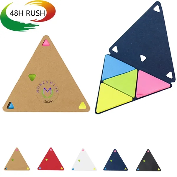 Triangular Multicolor Notepad - Triangular Multicolor Notepad - Image 0 of 5