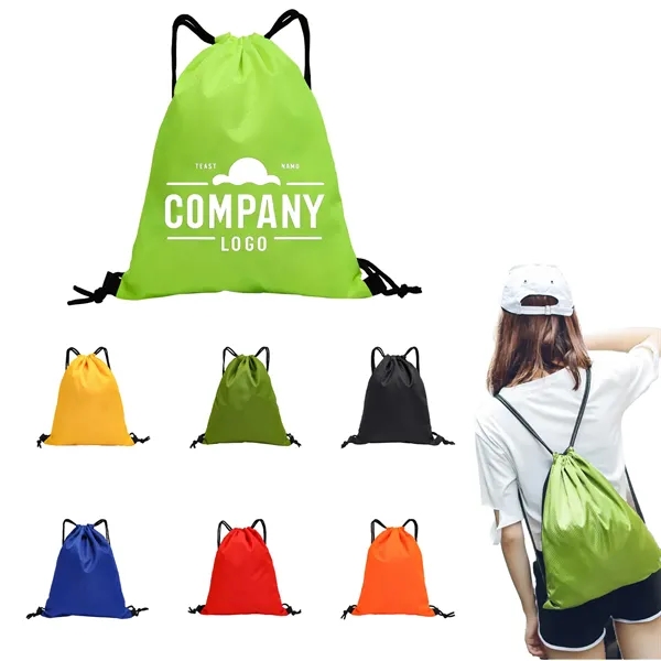 Waterproof Drawstring Backpack Bag - Waterproof Drawstring Backpack Bag - Image 0 of 6