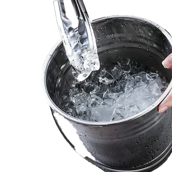 Stainless Steel Beer Ice Bucket - Stainless Steel Beer Ice Bucket - Image 1 of 3