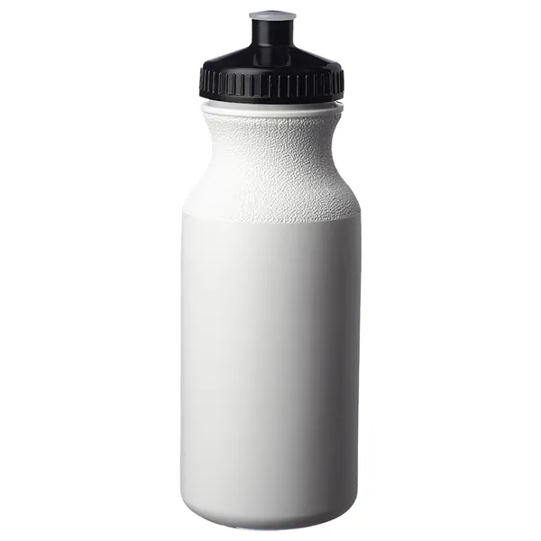 20 oz. White Plastic Water Bottles w/ Push Cap - 20 oz. White Plastic Water Bottles w/ Push Cap - Image 3 of 12