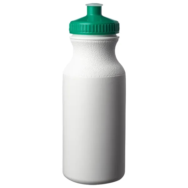 20 oz. White Plastic Water Bottles w/ Push Cap - 20 oz. White Plastic Water Bottles w/ Push Cap - Image 5 of 12