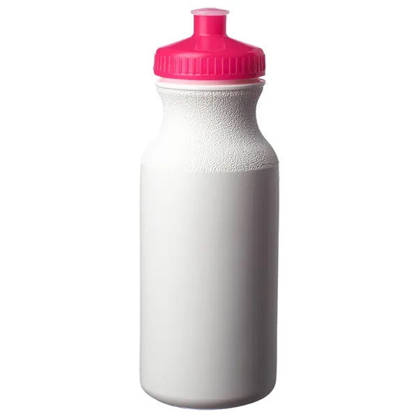 20 oz. White Plastic Water Bottles w/ Push Cap - 20 oz. White Plastic Water Bottles w/ Push Cap - Image 7 of 12