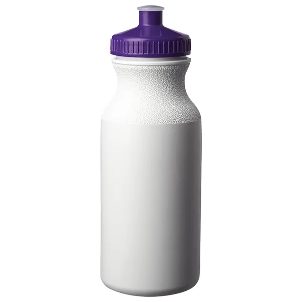 20 oz. White Plastic Water Bottles w/ Push Cap - 20 oz. White Plastic Water Bottles w/ Push Cap - Image 8 of 12