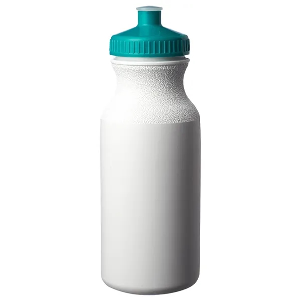 20 oz. White Plastic Water Bottles w/ Push Cap - 20 oz. White Plastic Water Bottles w/ Push Cap - Image 10 of 12