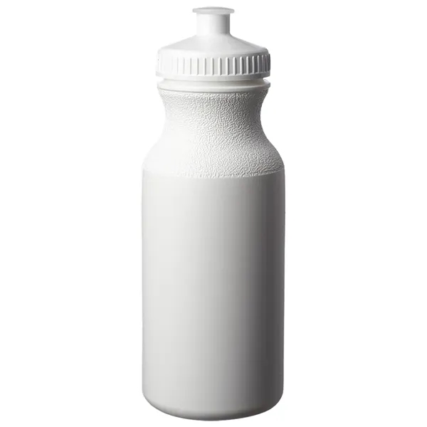 20 oz. White Plastic Water Bottles w/ Push Cap - 20 oz. White Plastic Water Bottles w/ Push Cap - Image 11 of 12