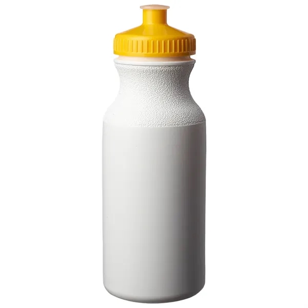 20 oz. White Plastic Water Bottles w/ Push Cap - 20 oz. White Plastic Water Bottles w/ Push Cap - Image 12 of 12