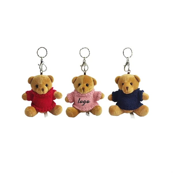 4'' Cute Teddy Bear Plush Keychain - 4'' Cute Teddy Bear Plush Keychain - Image 0 of 1