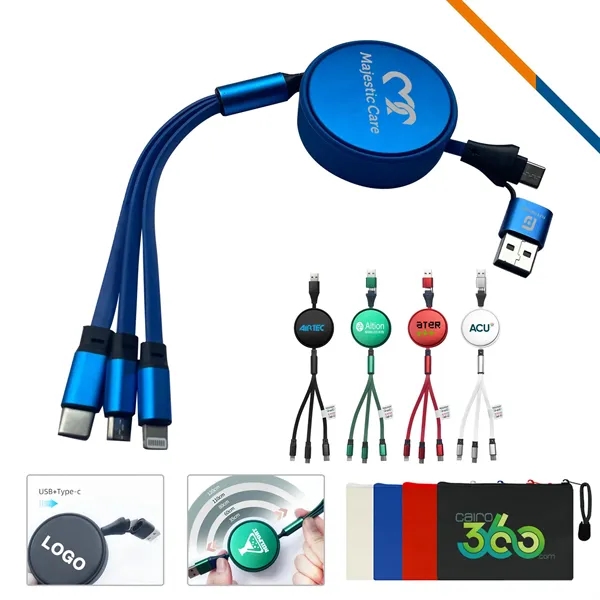 Clozzy 5in1 Retractable Cable - Clozzy 5in1 Retractable Cable - Image 0 of 8