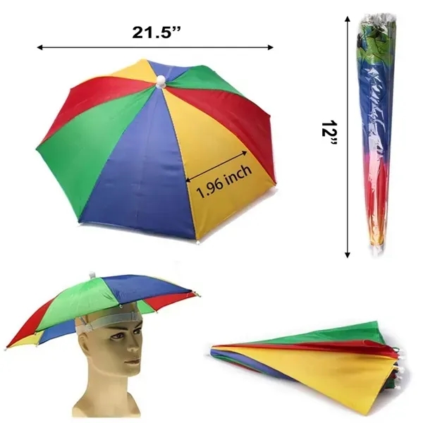 Headwear Umbrella Hat - Headwear Umbrella Hat - Image 1 of 2