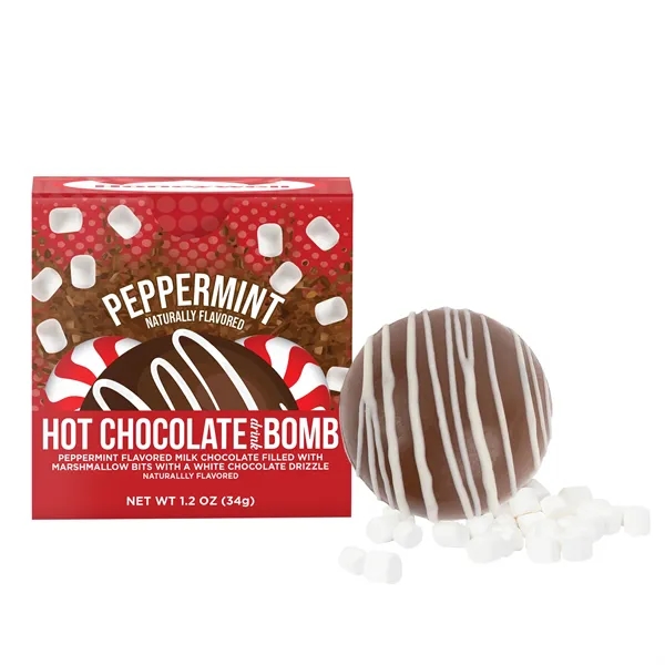 Hot Cocoa Bomb - Peppermint Flavor - Hot Cocoa Bomb - Peppermint Flavor - Image 2 of 3