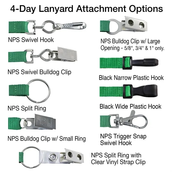 3/8" Event-Style Custom Dye-Sublimated Lanyard/Mask Holder - 3/8" Event-Style Custom Dye-Sublimated Lanyard/Mask Holder - Image 6 of 6
