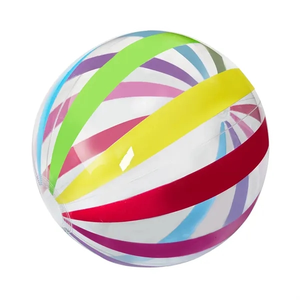 16" Striped Beach Ball - 16" Striped Beach Ball - Image 3 of 3