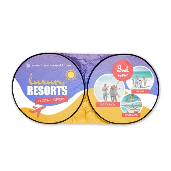 Custom Car Windshield Sun Shade - Digitally Printed - Custom Car Windshield Sun Shade - Digitally Printed - Image 0 of 5